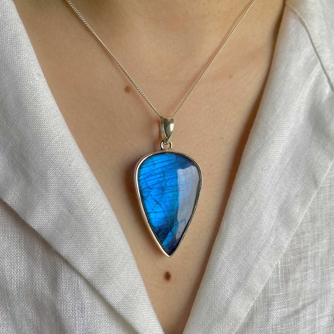 Labradorite Pendant-(LBD-P-11.)